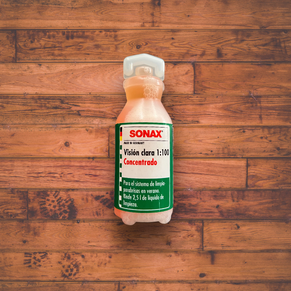 Aditivo limpia parabrisas SONAX | Vision clara 1:100 Concentrado | 25ml