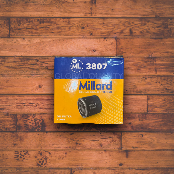 FILTRO DE ACEITE MILLARD 3807 | LUV V6, RODEO, DMAX, ACCENT, VERNA